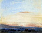 Eugene Delacroix Study of Sky oil on canvas